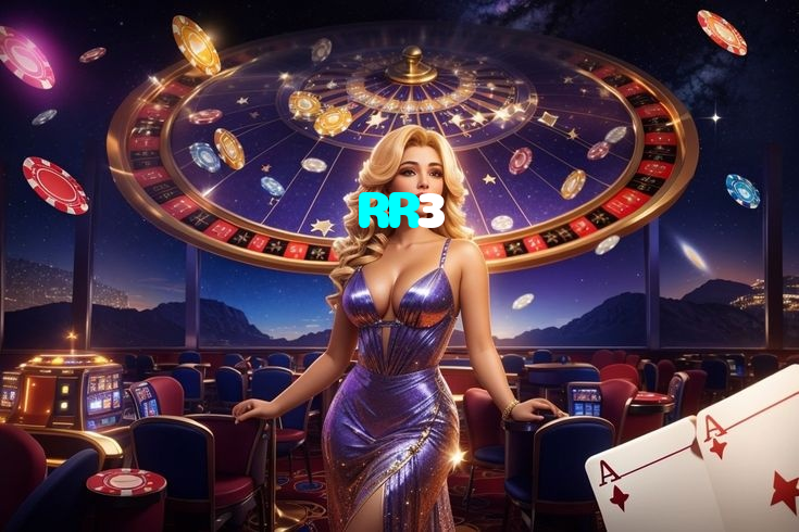 RR3 casino presented on mobile device in Pakistan with slots and live games